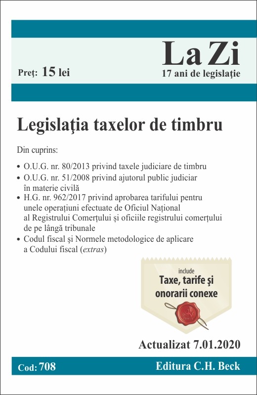 Legislatia taxelor de timbru |
