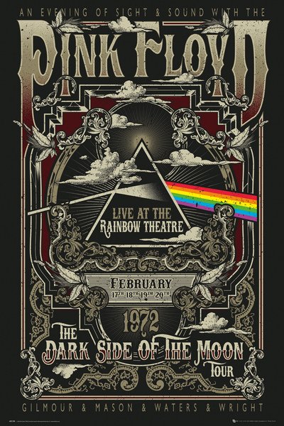 Poster - Pink Floyd: Rainbow Theatre | GB Eye
