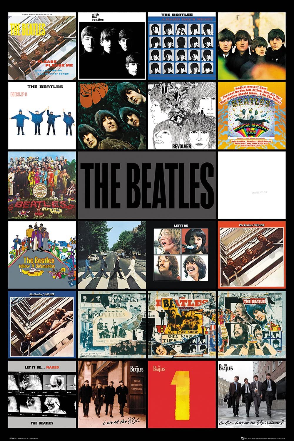 Poster - The Beatles Albums | GB Eye