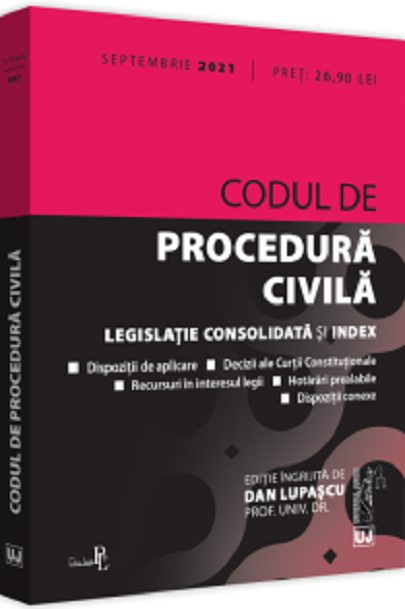 Codul de procedura civila | Dan Lupascu carturesti.ro Carte