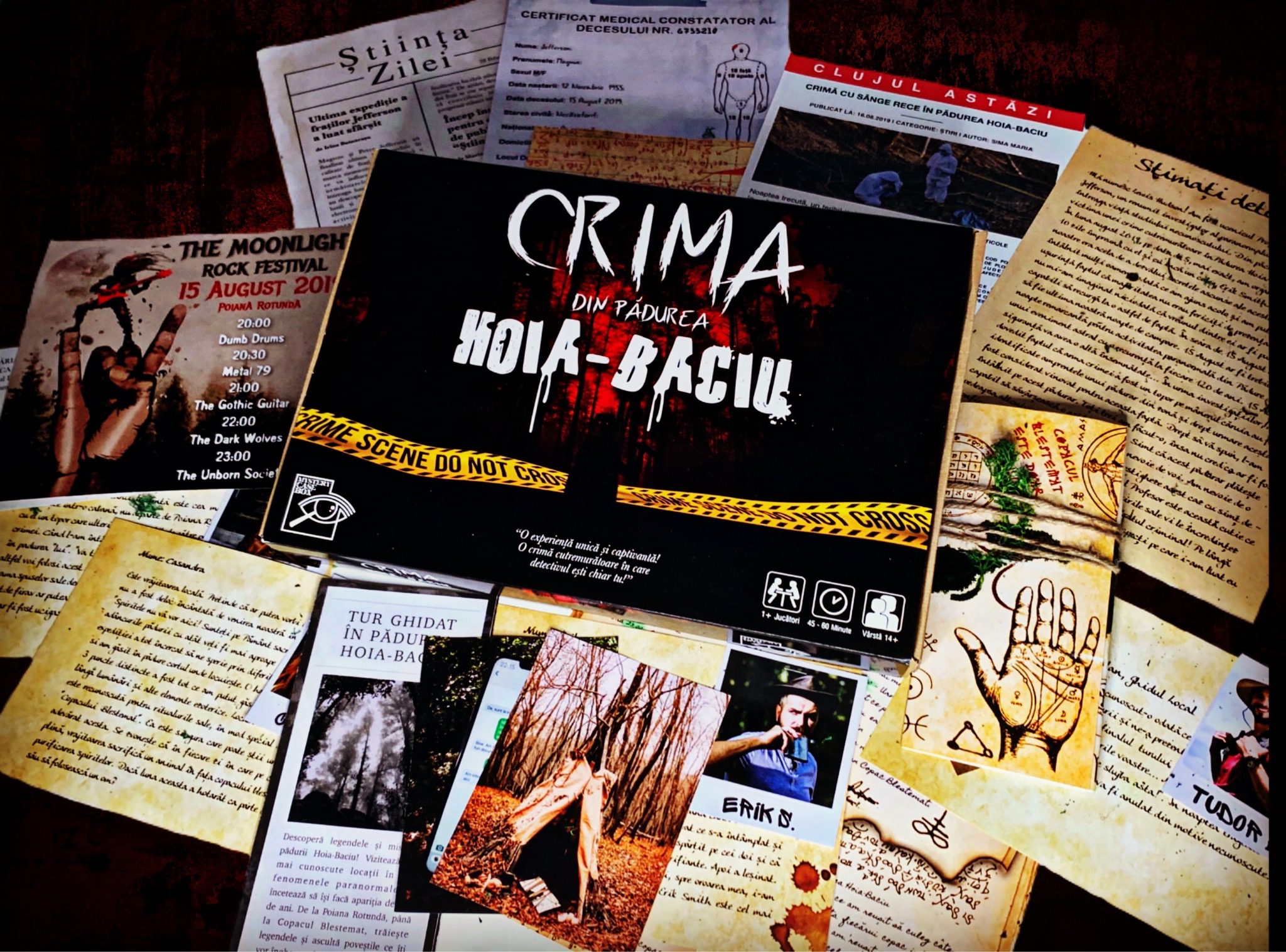 Joc - Crima din Padurea Hoia-Baciu - Joc de Investigare | Mystery Case Box - 2