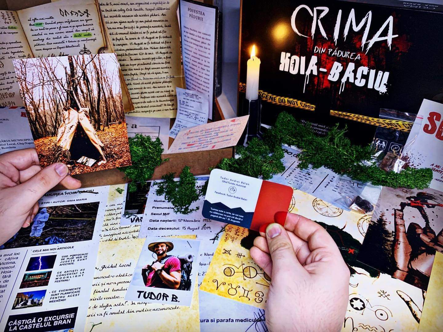 Joc - Crima din Padurea Hoia-Baciu - Joc de Investigare | Mystery Case Box - 1