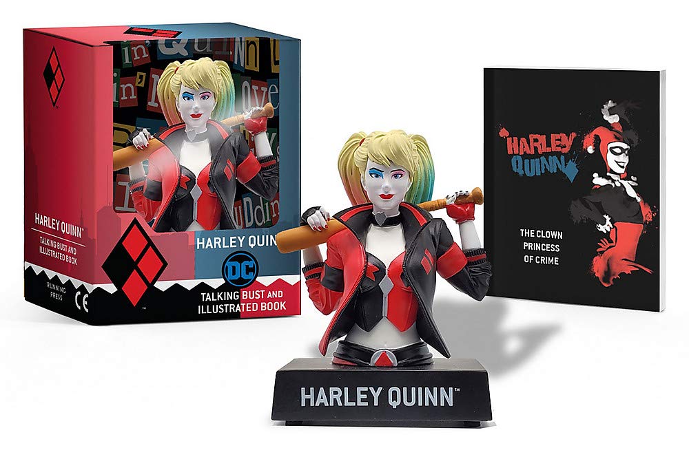 Harley Quinn Talking Figure and Illustrated Book | Steve Korte