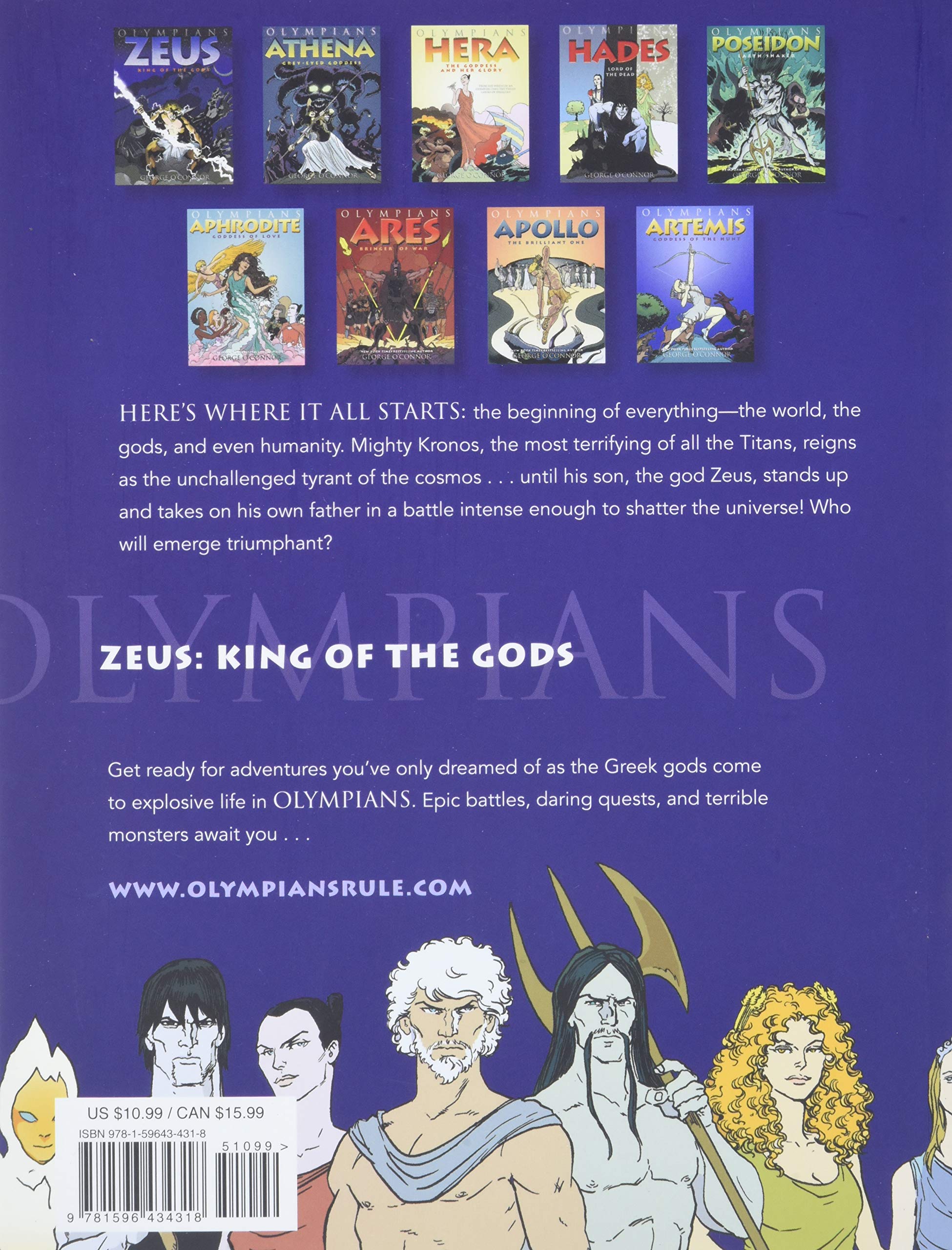 Zeus: King of the Gods | George O\'Connor - 1 | YEO