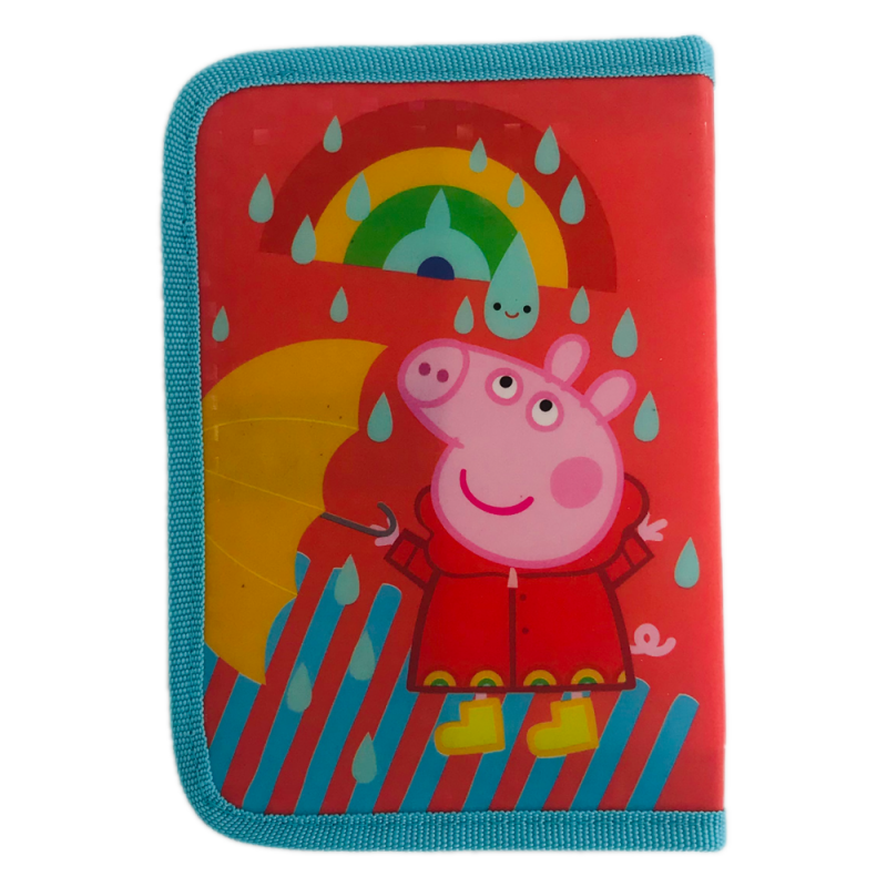 Penar - Peppa Pig, 1 fermoar, 2 flapsuri |