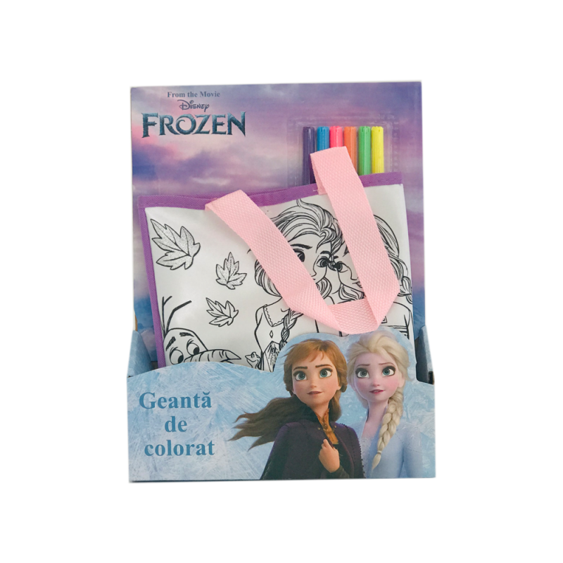 Geanta de colorat - Frozen |