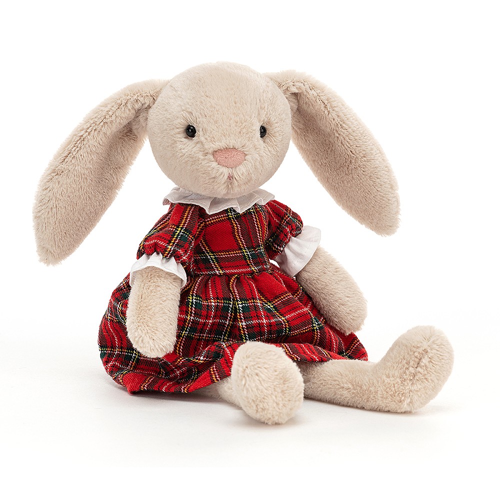 Jucarie de plus - Tartan Lottie Bunny, 27 cm | Jellycat