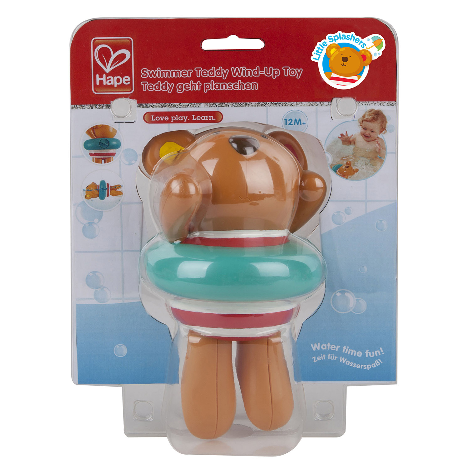  Jucarie bebelusi - Swimmer Teddy Wind-Up Toy | Hape 