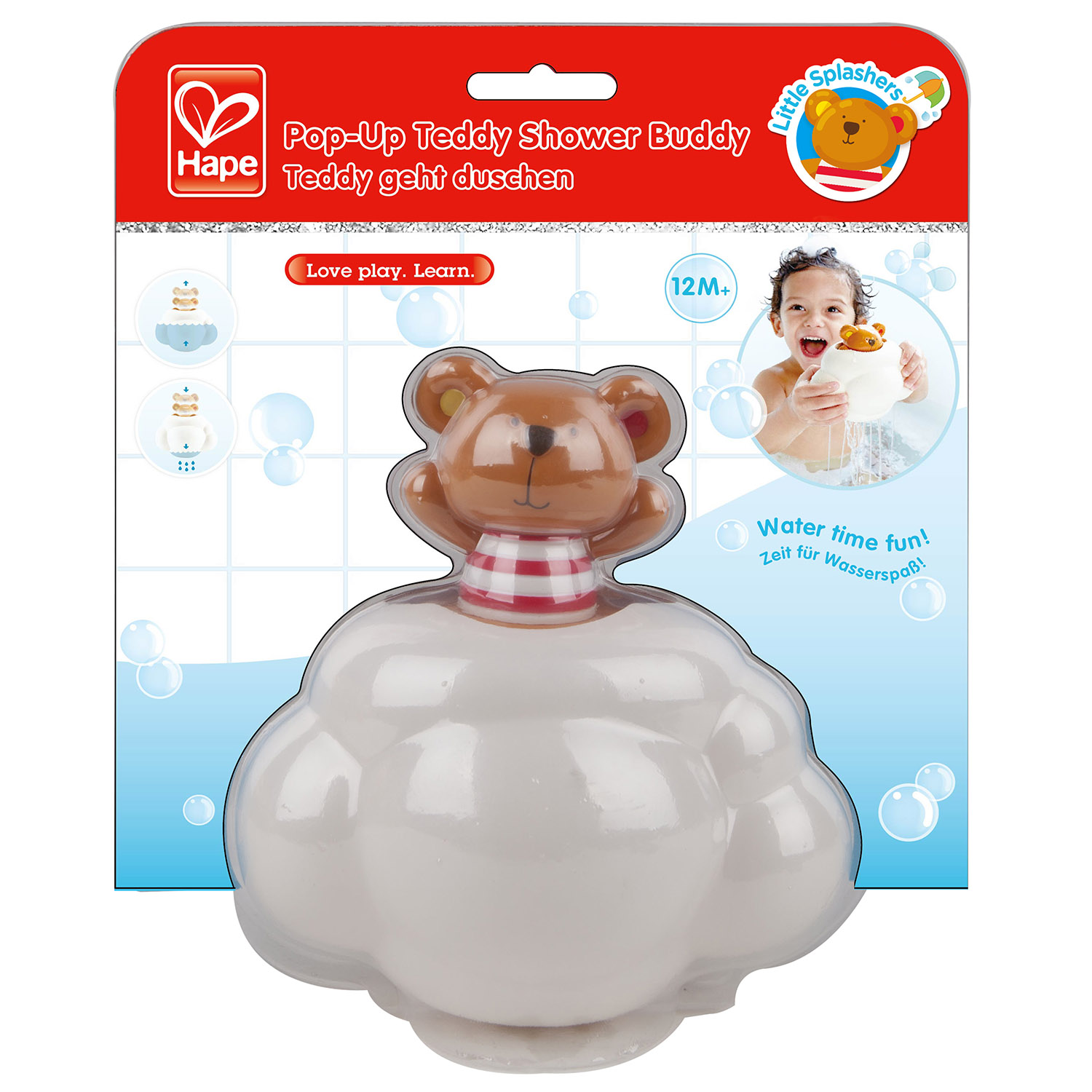 Jucarie bebelusi - Pop-Up Teddy Shower Buddy | Hape - 3 | YEO