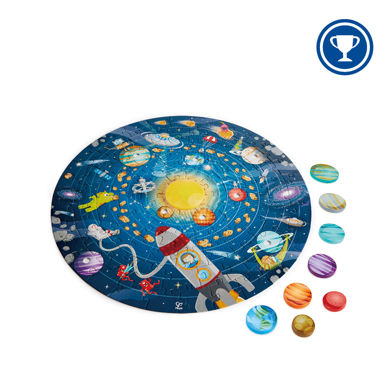 Puzzle educativ - Solar System | Hape - 1