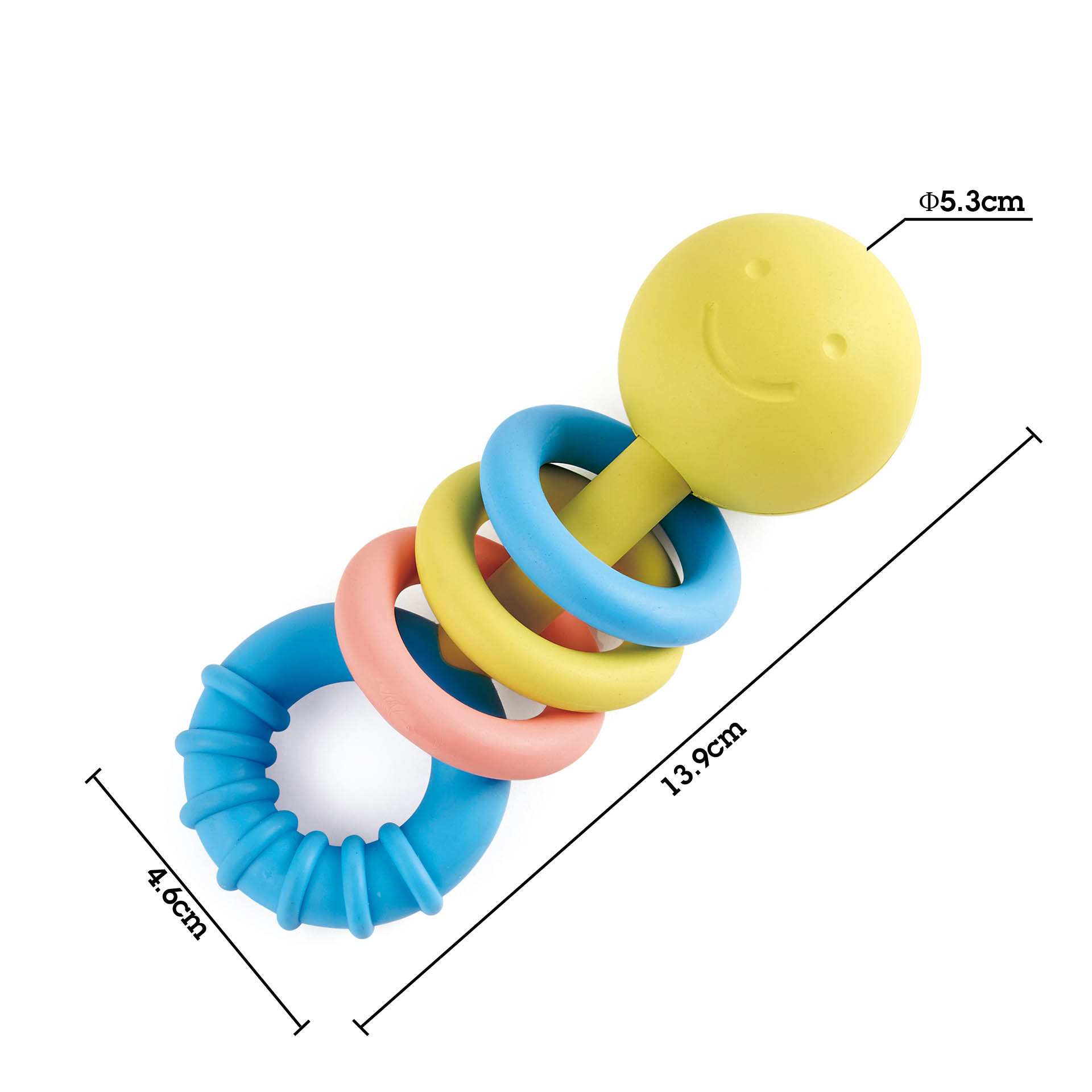 Zornaitoare - Rattling Rings Teether | Hape