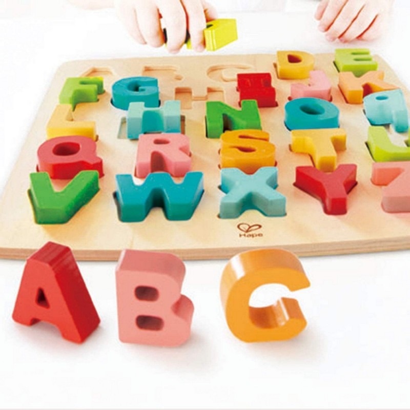 Puzzle - Alfabet Chunky, 26 piese | Hape image2