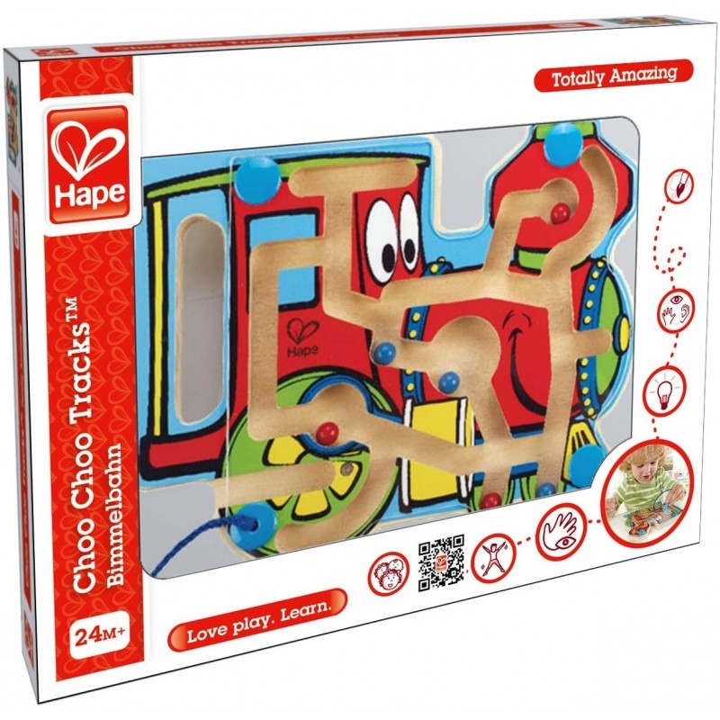 Jucarie educativa - Labrint Magnetic - Locomotiva | Hape - 1 | YEO