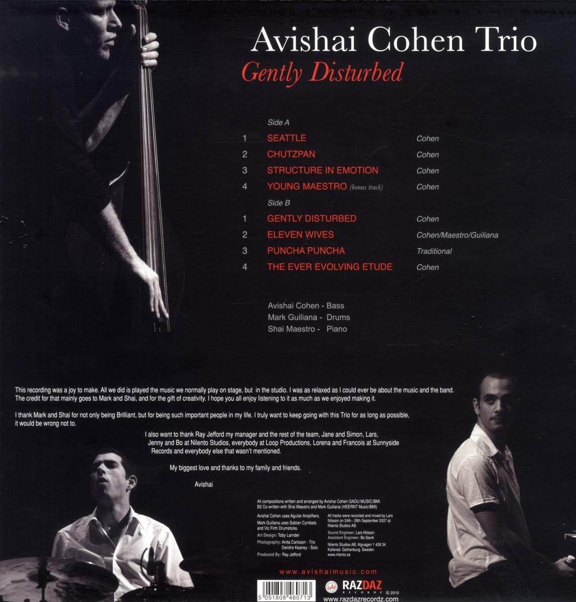 Gently Disturbed - Vinyl | Avishai Cohen