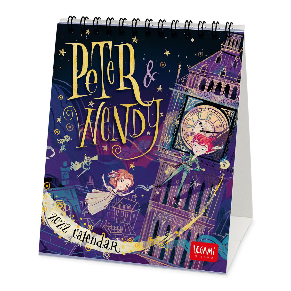 Calendar 2022 - Peter and Wendy, 12x14.5 cm | Legami