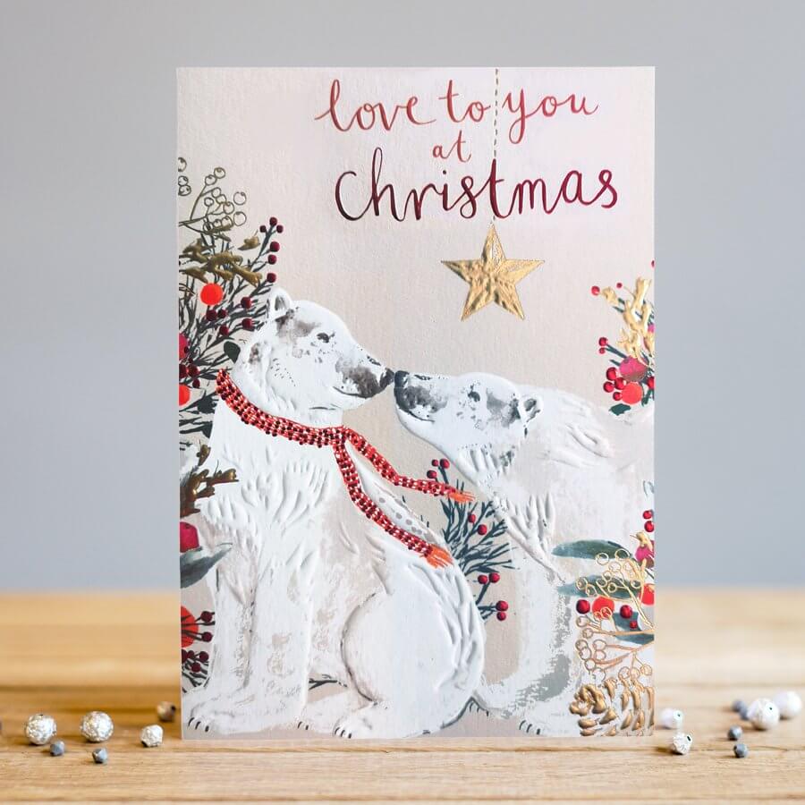 Felicitare - Love To You At Christmas | Louise Tiler Designs