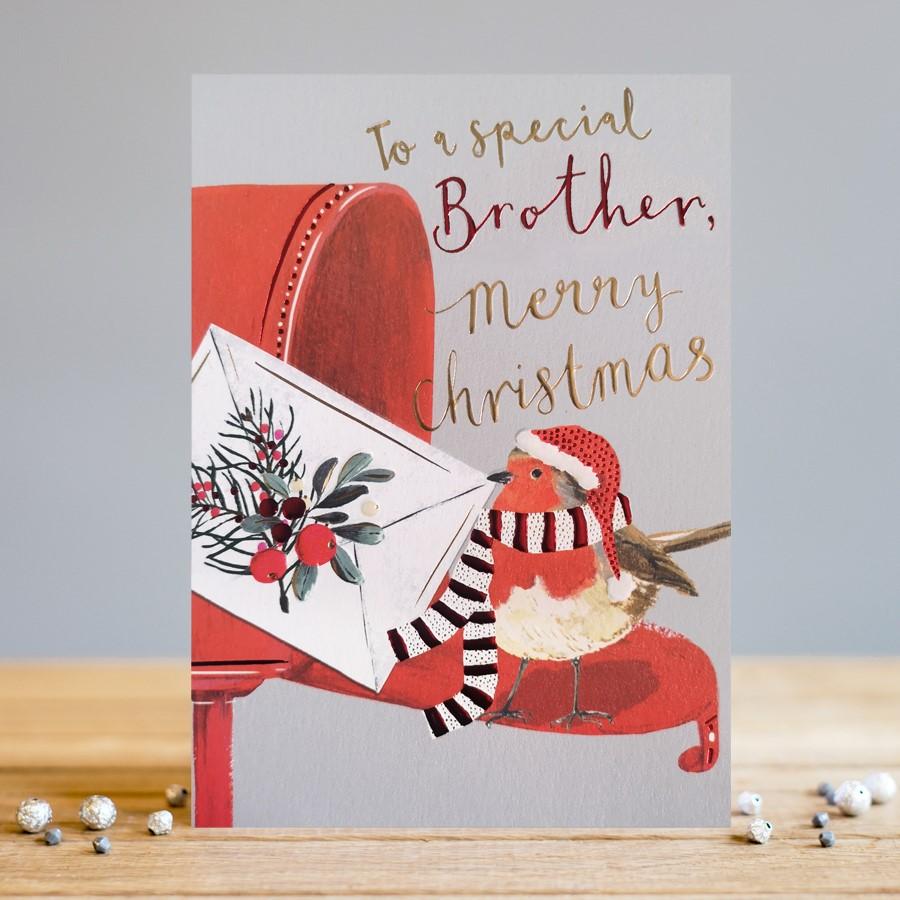 Felicitare - To A Special Brother, Merry Christmas | Louise Tiler Designs