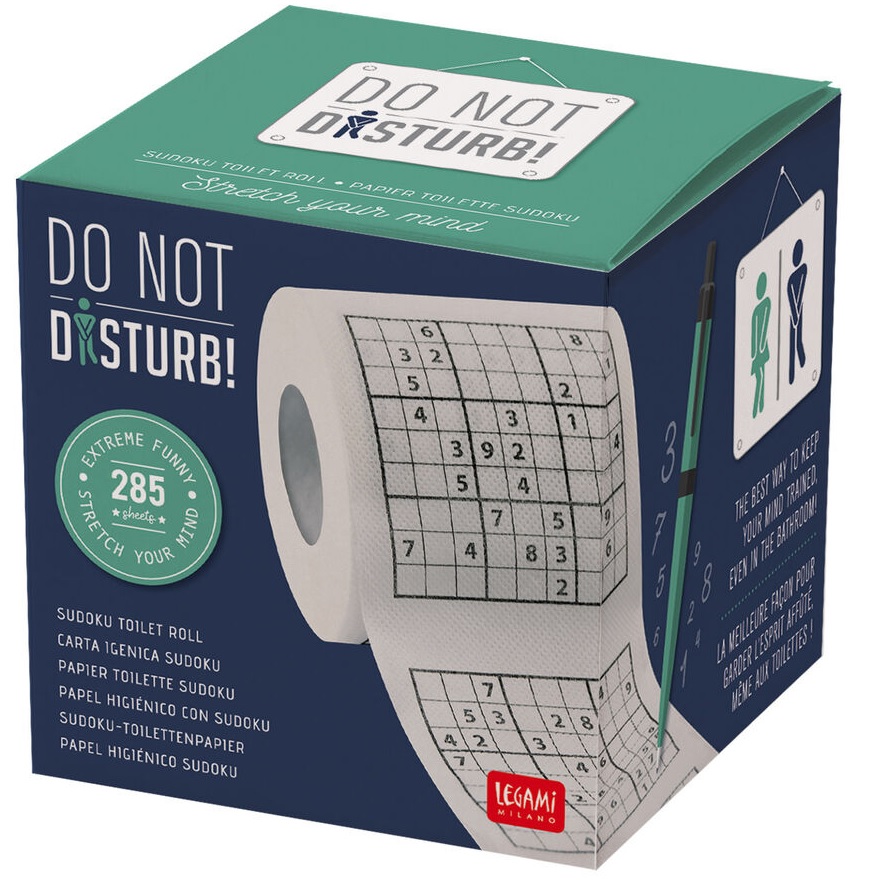  Hartie igienica cu Sudoku - Do Not Disturb! | Legami 
