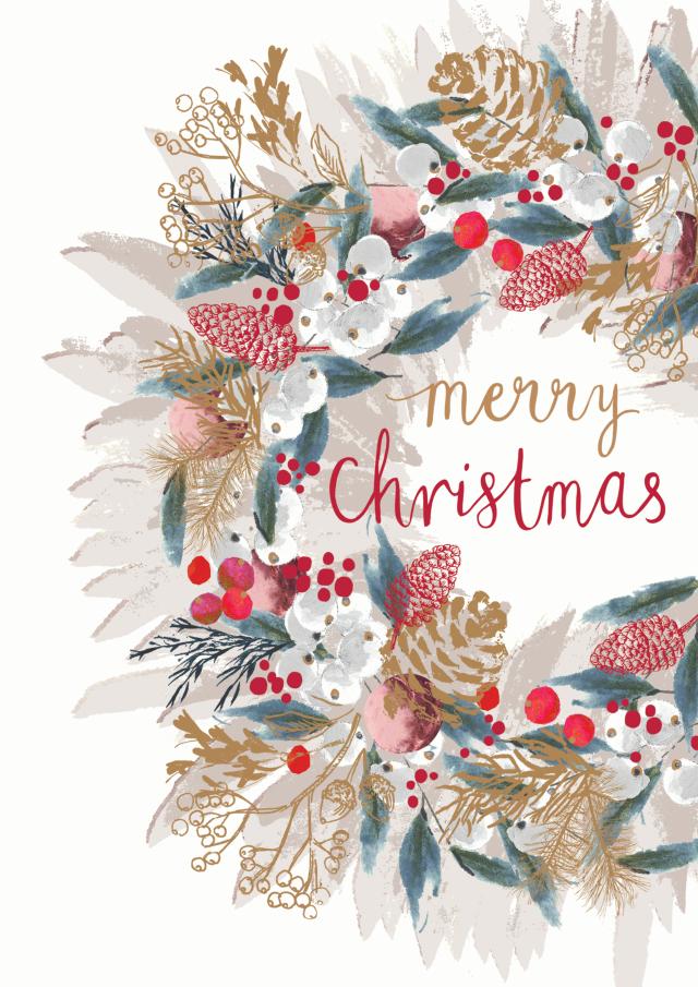 Felicitare - Robbins & Wreath | Louise Tiler Designs