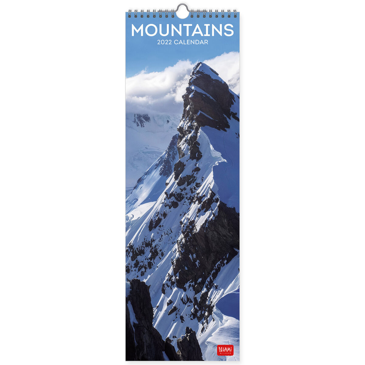 Calendar 2022 - Mountains, 16x49 cm | Legami