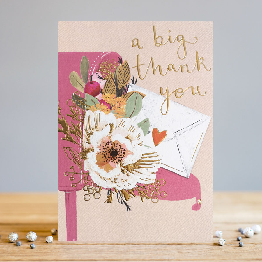 Felicitare - A Big Thank You | Louise Tiler Designs