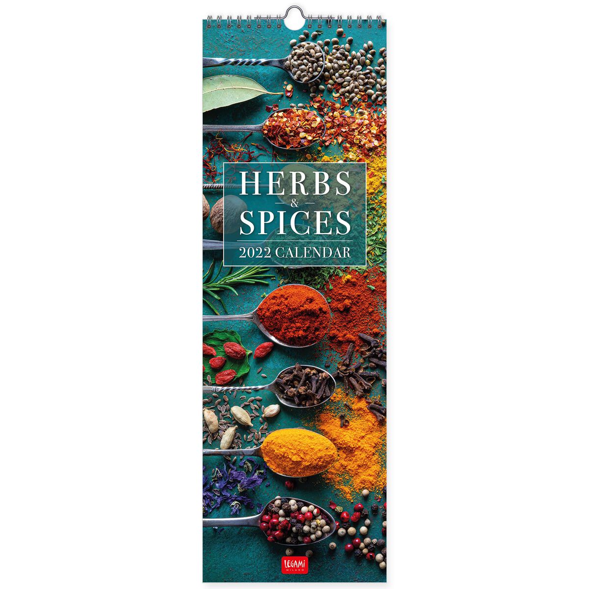 Calendar 2022 - Herbs and Spices, 16x49 cm | Legami