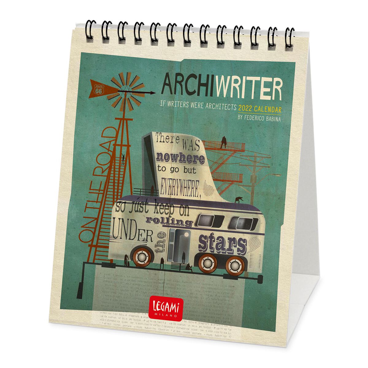 Calendar 2022 - Archiwriters, 12x14.5 cm | Legami