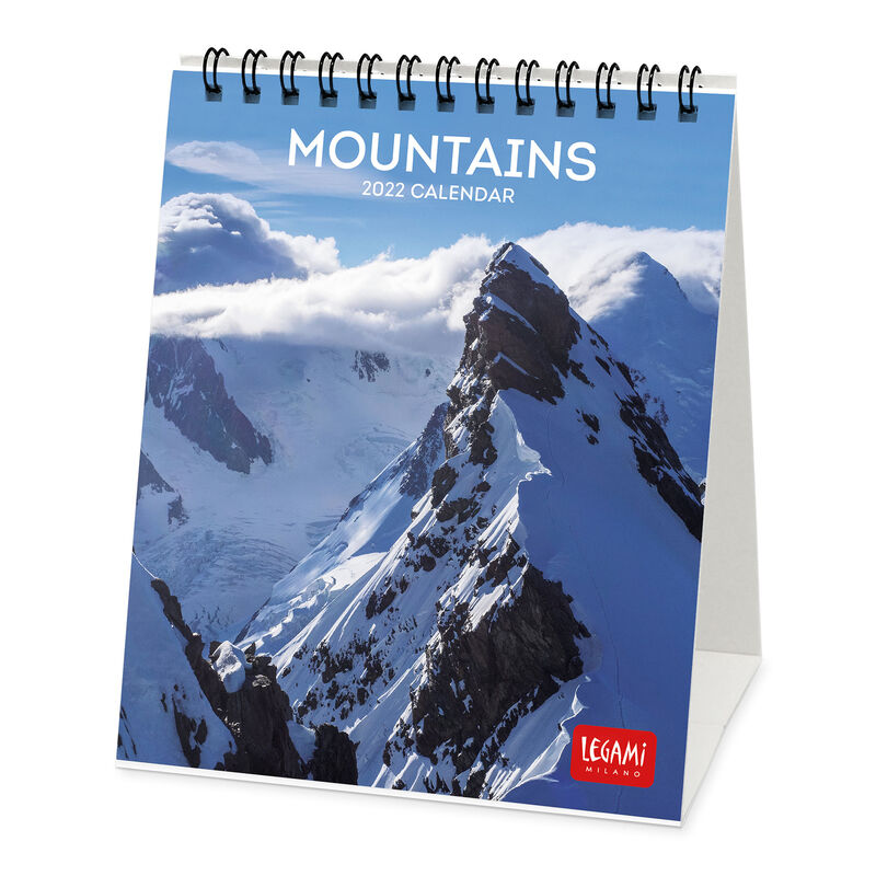 Calendar 2022 - Mountains, 12x14.5 cm | Legami