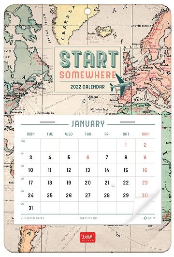 Calendar Travel 13 Month 2022 | Legami