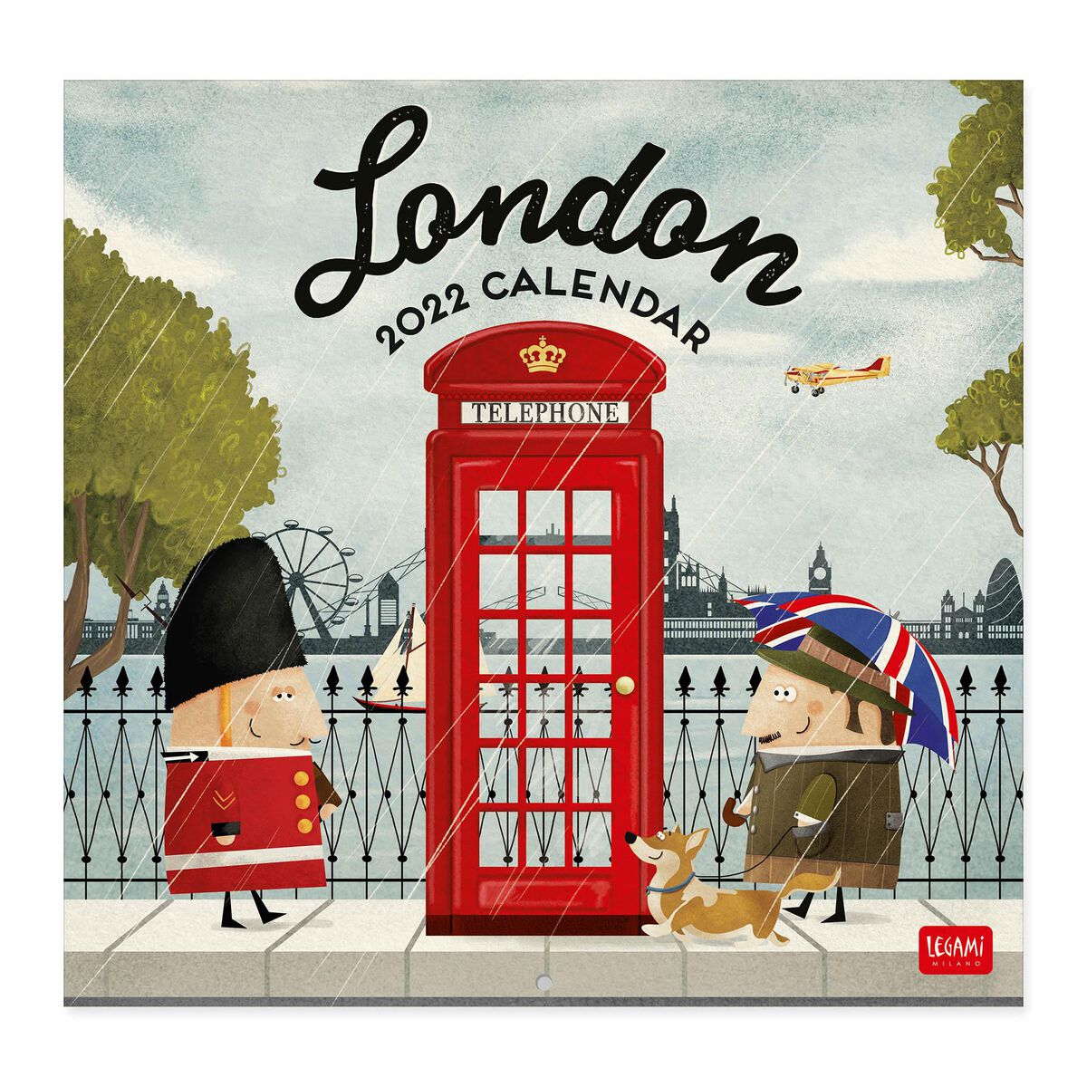 Calendar 2022 - London, 30x29 cm | Legami