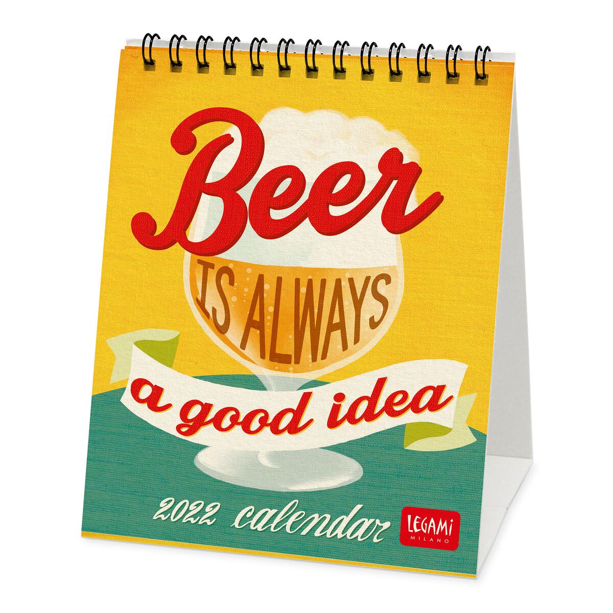 Calendar 2022 - Beer Is Always a Good Idea 12x14.5cm | Legami