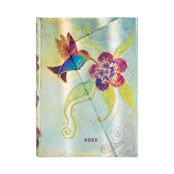 Agenda 2022 - Midi, Day-at-a-Time, Wrap - Hummingbird | Paperblanks