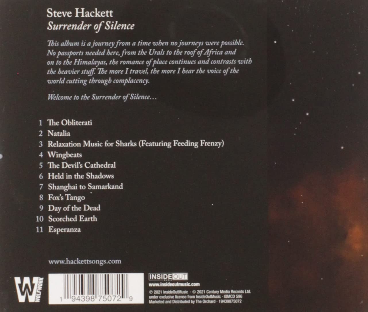 Surrender Of Silence | Steve Hackett