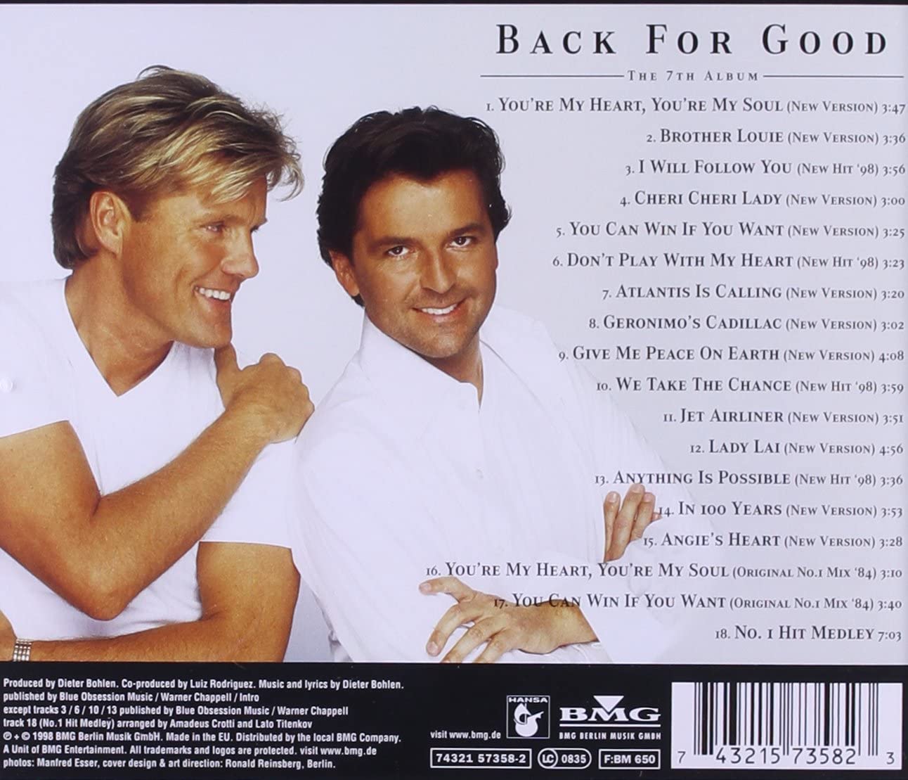 Back for Good | Modern Talking