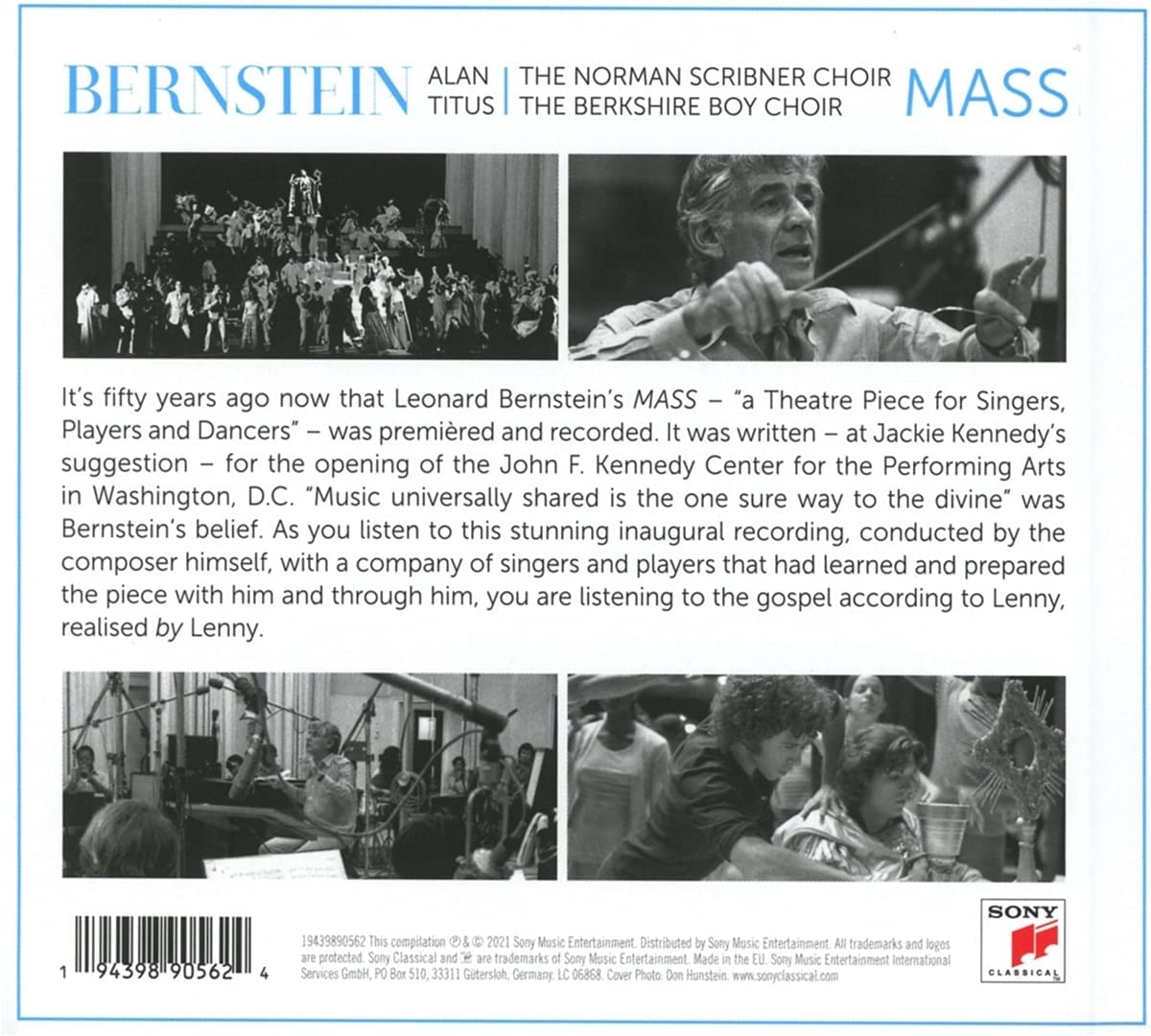 Mass | Leonard Bernstein, Alan Titus, The Norman Scribner Choir, The Berkshire Boy Choir - 1 | YEO