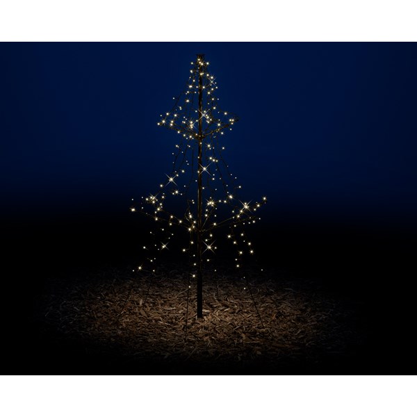 Brad decorativ - LED Tree Metal Light-Up Steady - Outdoor - Warm White | Kaemingk - 2 | YEO