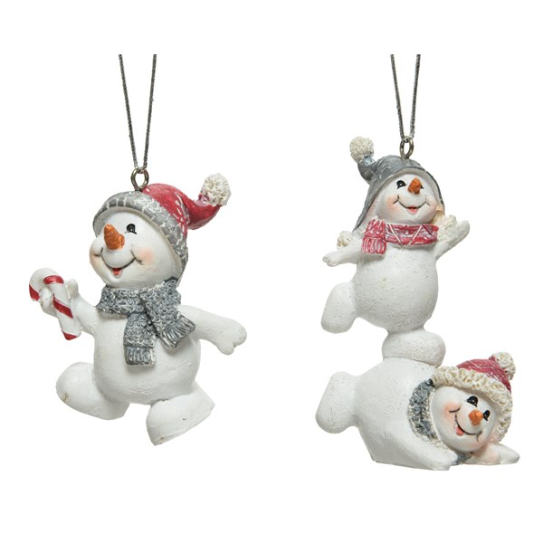 Figurina - Snowman - White - mai multe modele | Kaemingk