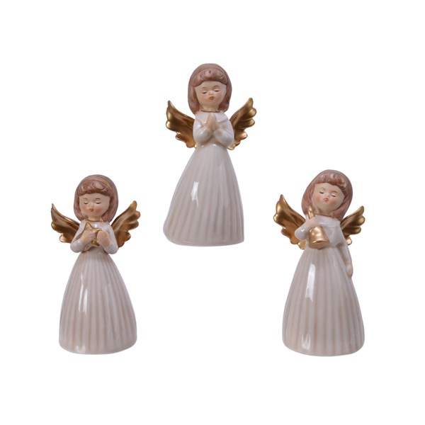 Figurina - Angel Porcelain - Light Pink - mai multe modele | Kaemingk