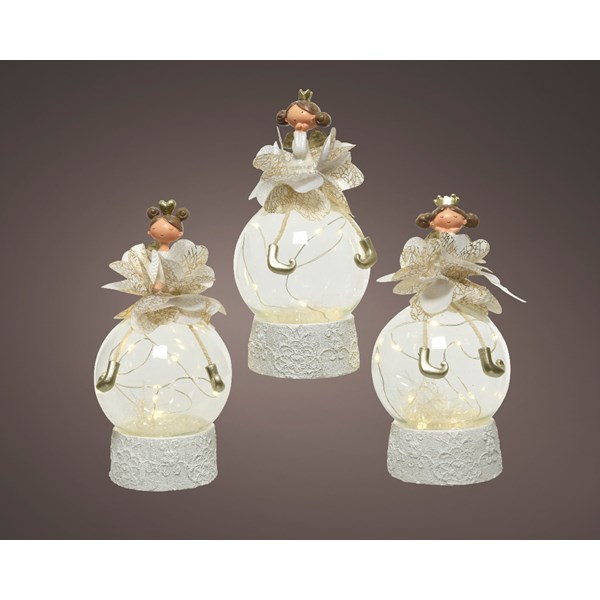 Decoratiune - LED Angel Polyresin Steady - Indoor - mai multe modele | Kaemingk - 1 | YEO