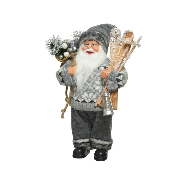 Figurina - Santa Polyester Sleigh, Giftbag | Kaemingk