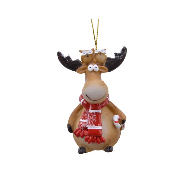 Decoratiune pentru brad - Deer With Scarf | Kaemingk