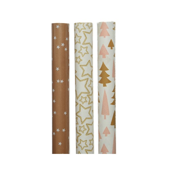 Hartie de impachetat - Giftwrapping Paper Tree - mai multe modele | Kaemingk