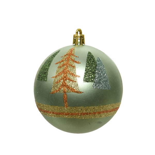 Glob decorativ - Bauble Shatterproof Matt Tree Glitter | Kaemingk