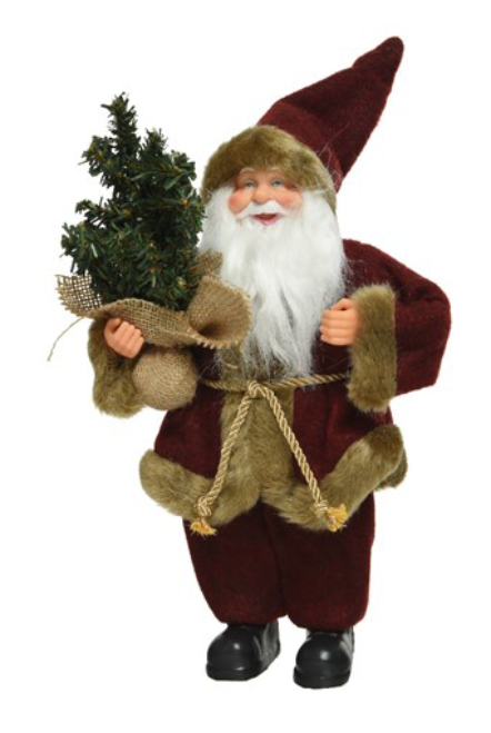 Figurina decorativa - Santa Polyester Tree - Oxblood | Kaemingk - 2 | YEO