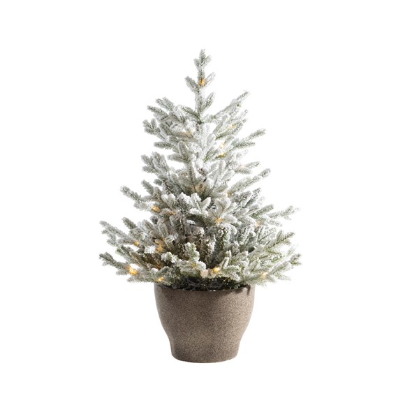 Decoratiune - Norway Tree Snowy Micro LED - Outdoor | Kaemingk