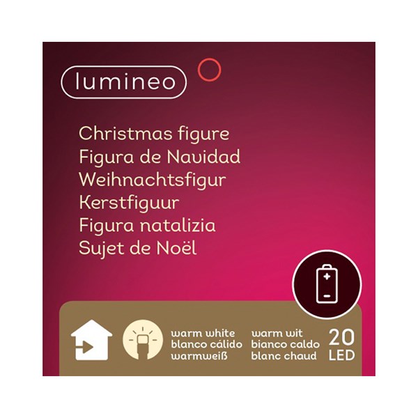 Decoratiune - Micro LED Santa Polyester Sitting Santa Steady BO Indoor - doua modele - pret pe bucata | Kaemingk - 1 | YEO