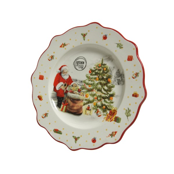 Farfurie -  Plate Dolomite Santa | Kaemingk