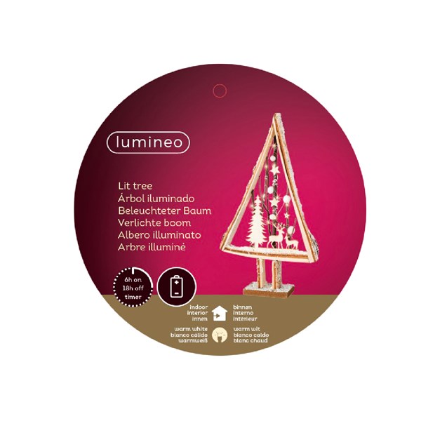 Decoratiune - Micro LED Scenery Birch Tree Steady BO Indoor | Kaemingk - 2 | YEO