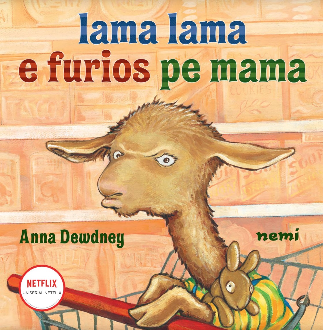 Lama lama e furios pe mama | Anna Dewdney carturesti.ro poza bestsellers.ro