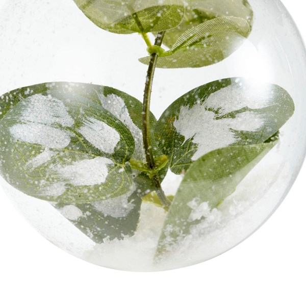 Glob decorativ - Bauble Glass Branches/Green - Frunza Vasc | Kaemingk - 2 | YEO